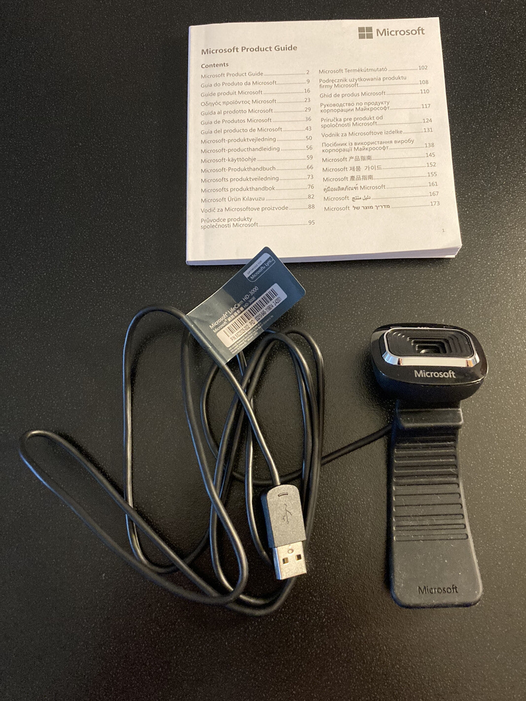 Microsoft Wired Lifecam HD USB Webcam Camera