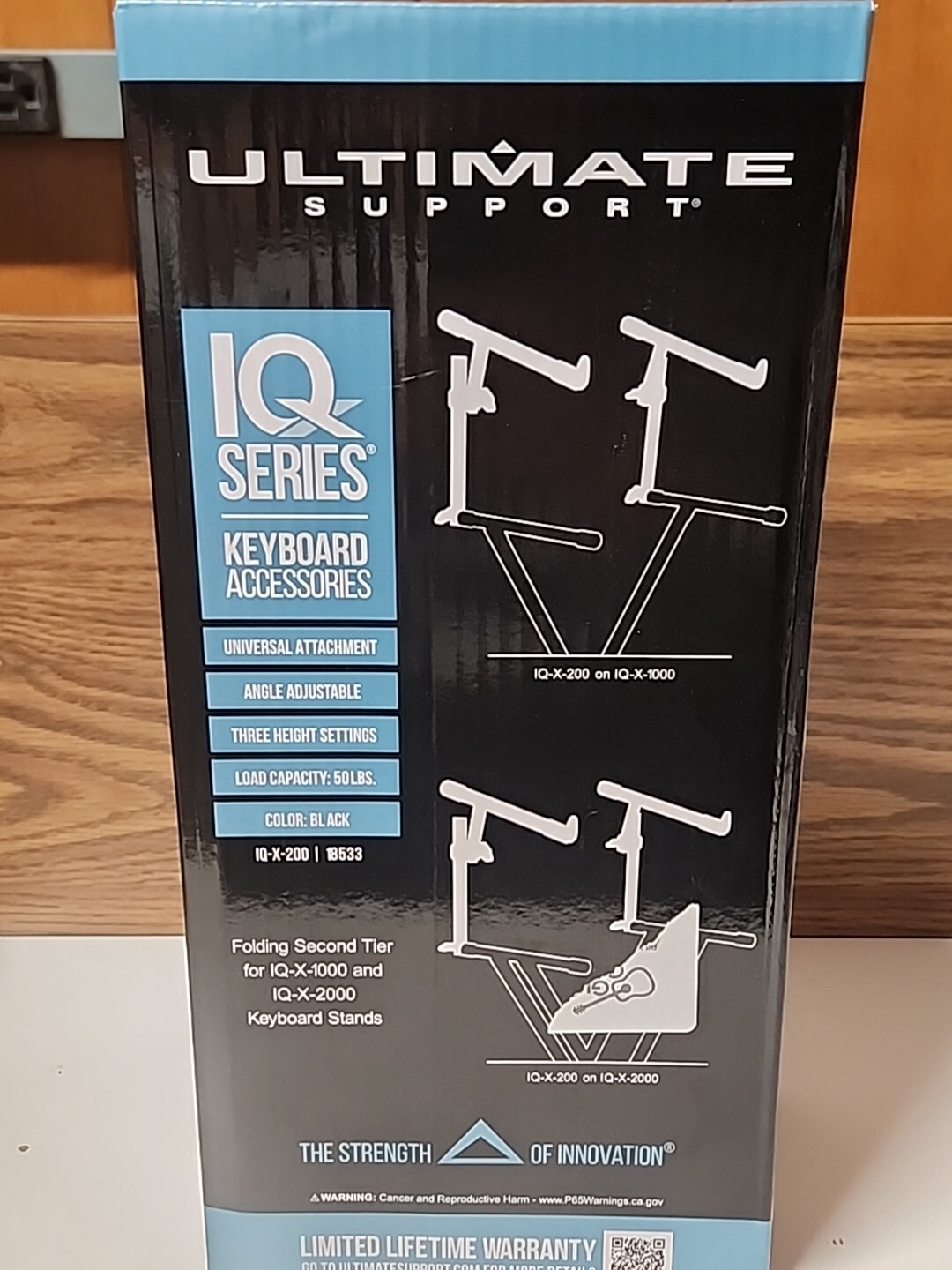 Ultimate Support Stand Accessory IQ-X-200 Black New In Box
