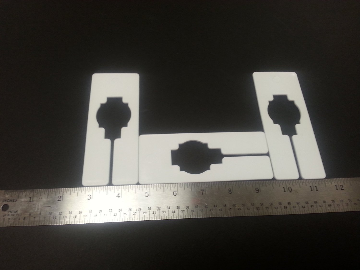 Plastic 10 Blank Rectangular Size Dividers for Retail Clothing Racks