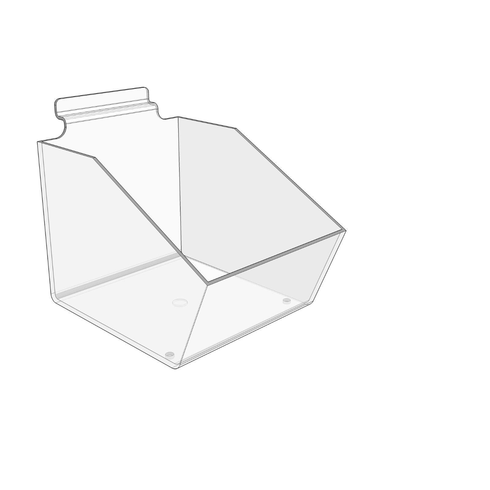 Slatwall Bin Box of 10