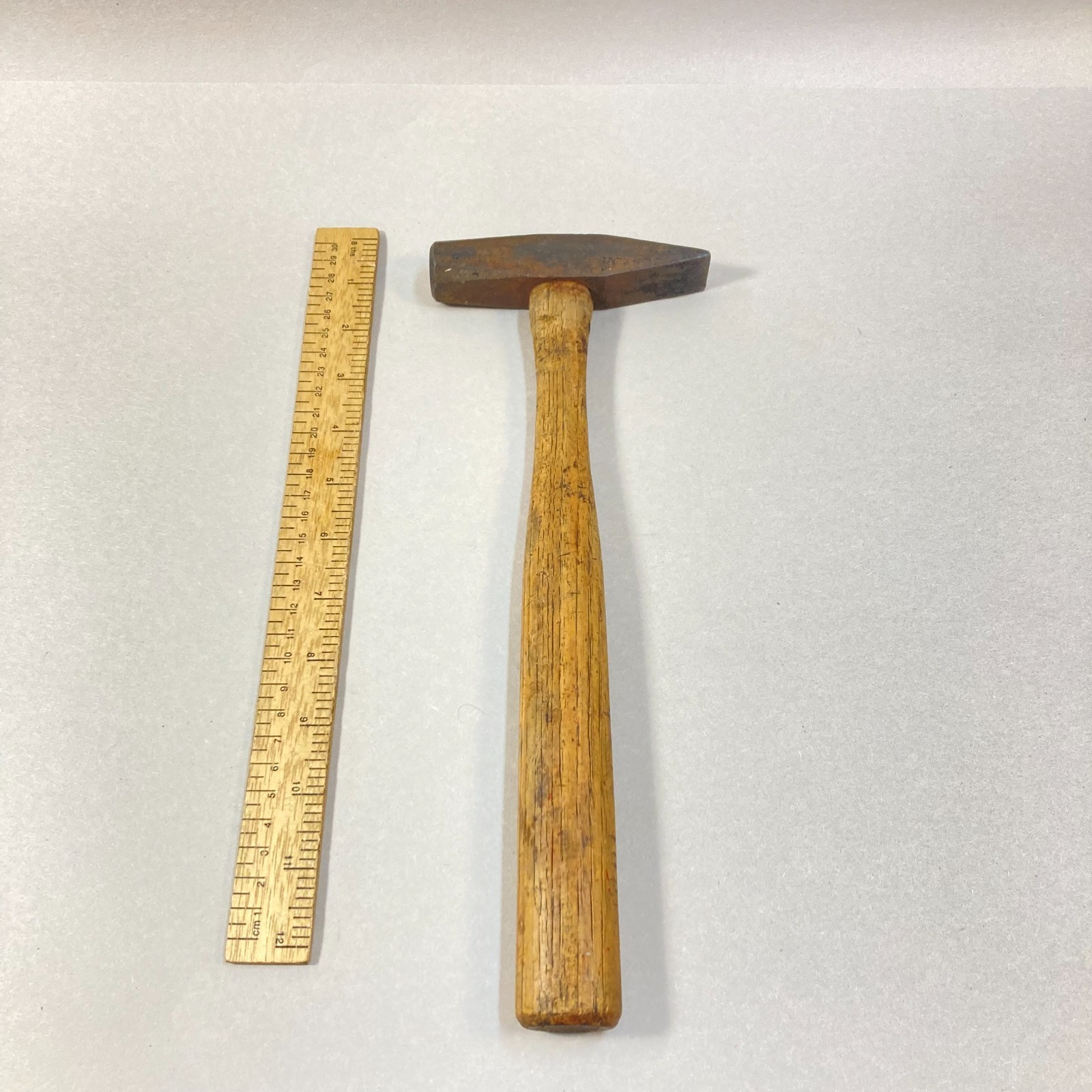 Vintage Nail Hammer 19 oz. TW Cross Pein Octagon Face 12 1/2" Wood Handle