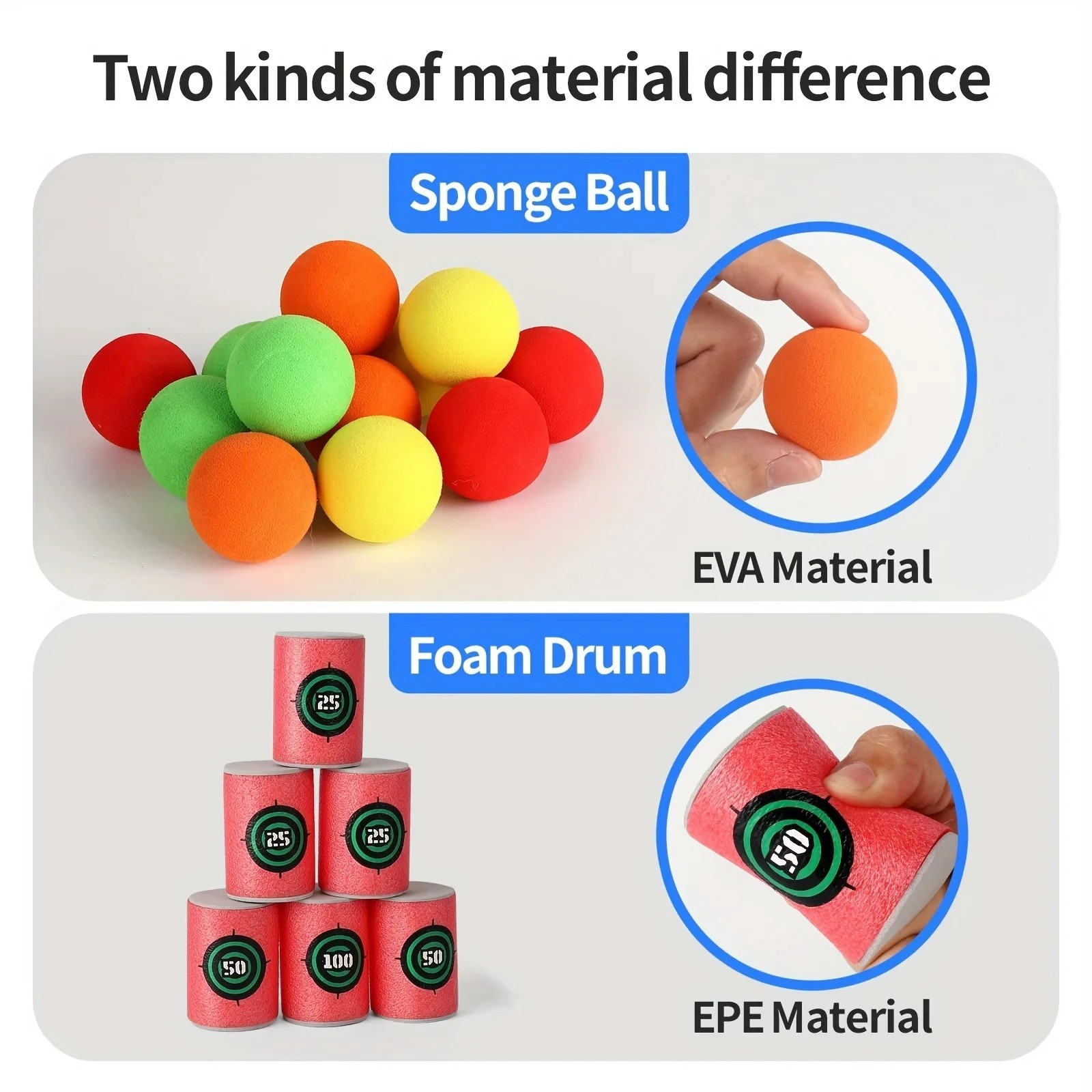 Soft Bullet Target Practice Toy | Educational Shooting Game for Kids 20.5cm