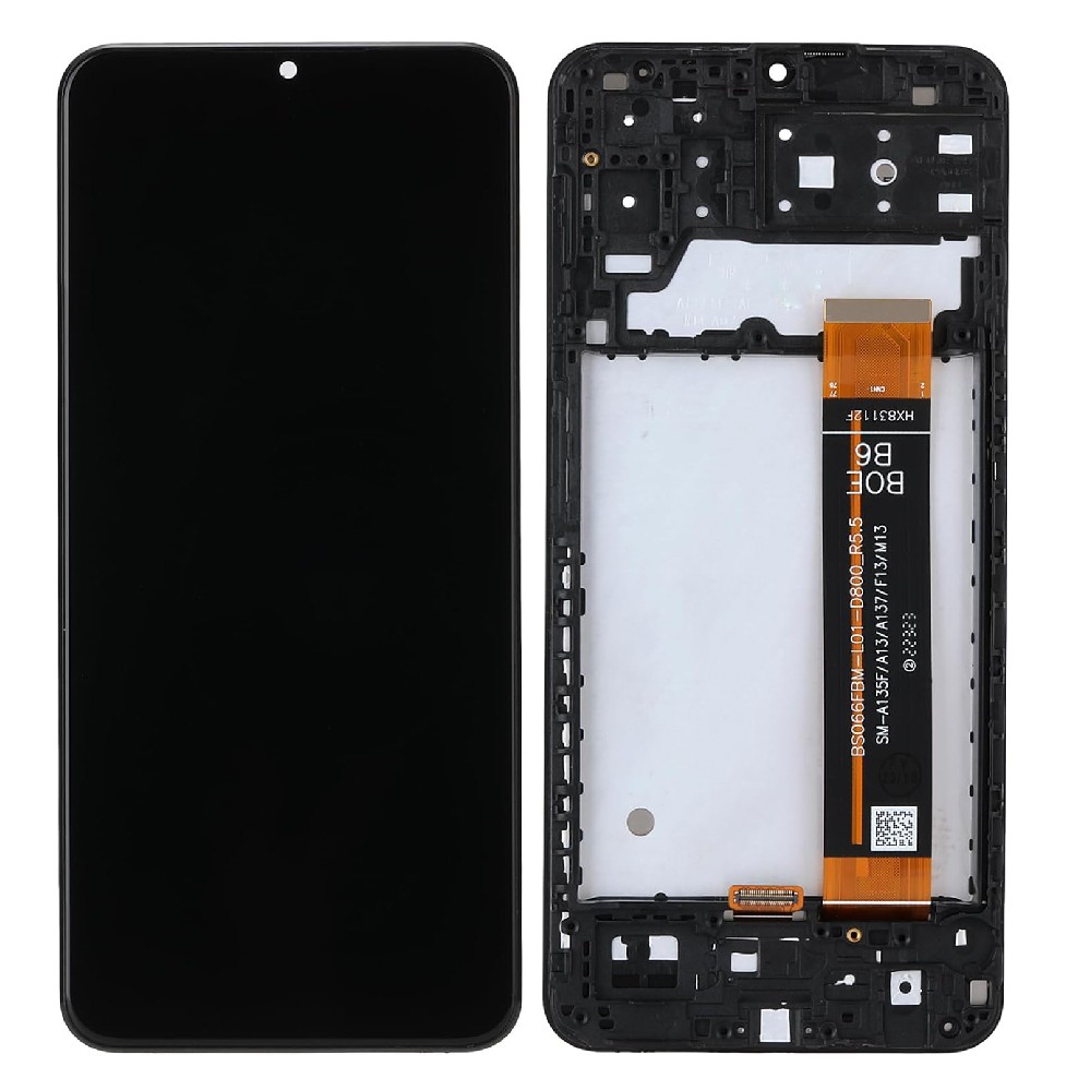 For Samsung Galaxy A13 4G SM-A135U A135F A135M LCD Touch Screen Digitizer Frame