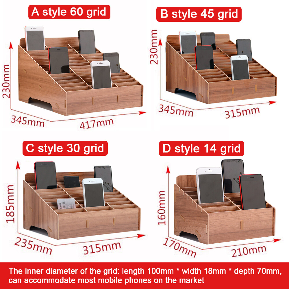 New Wooden Remote Control Organizer Wooden Storage Holder Box TV Stand
