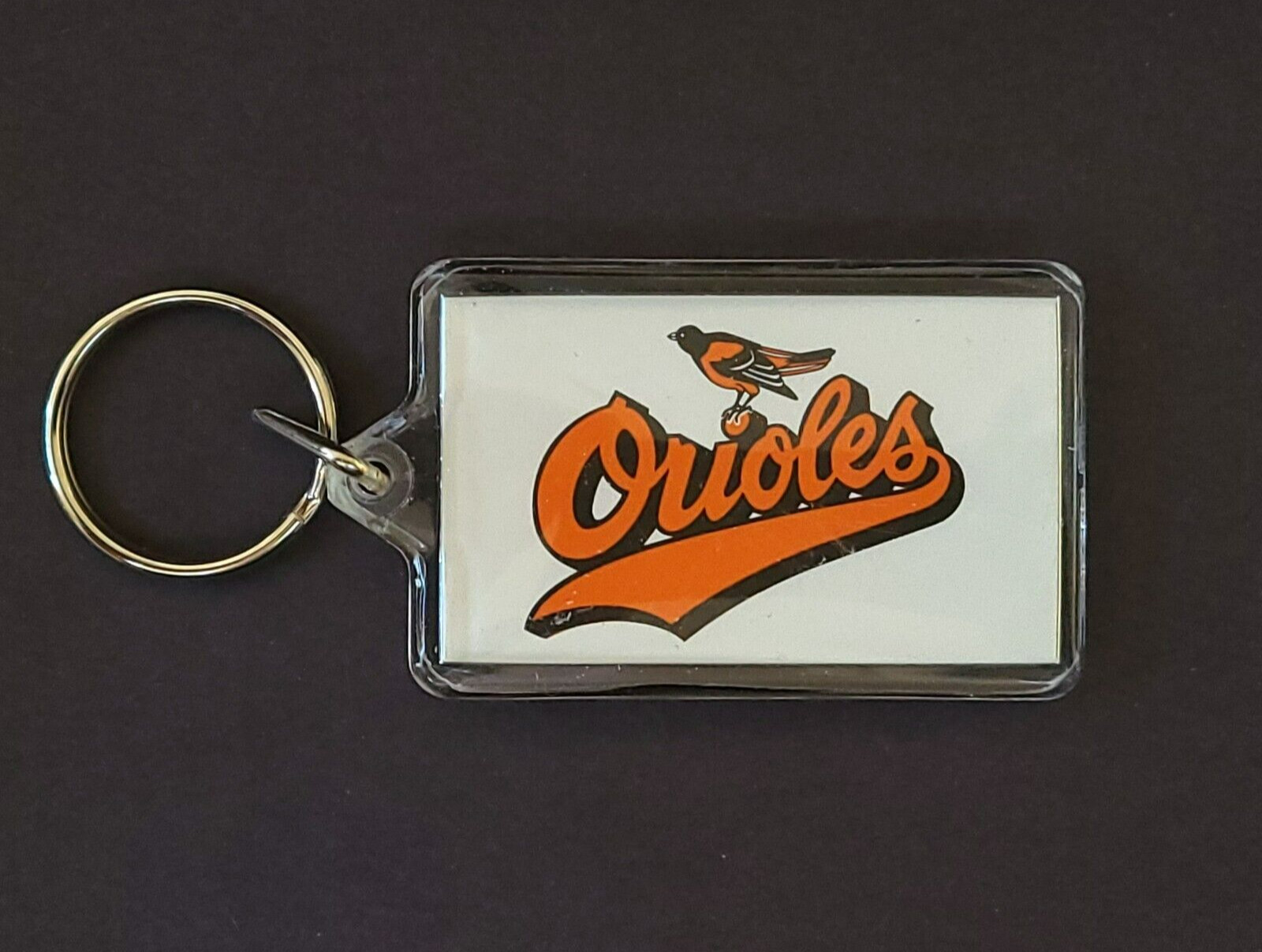 WTOP Newsradio 1500 AM Baltimore Orioles Plastic Keychain