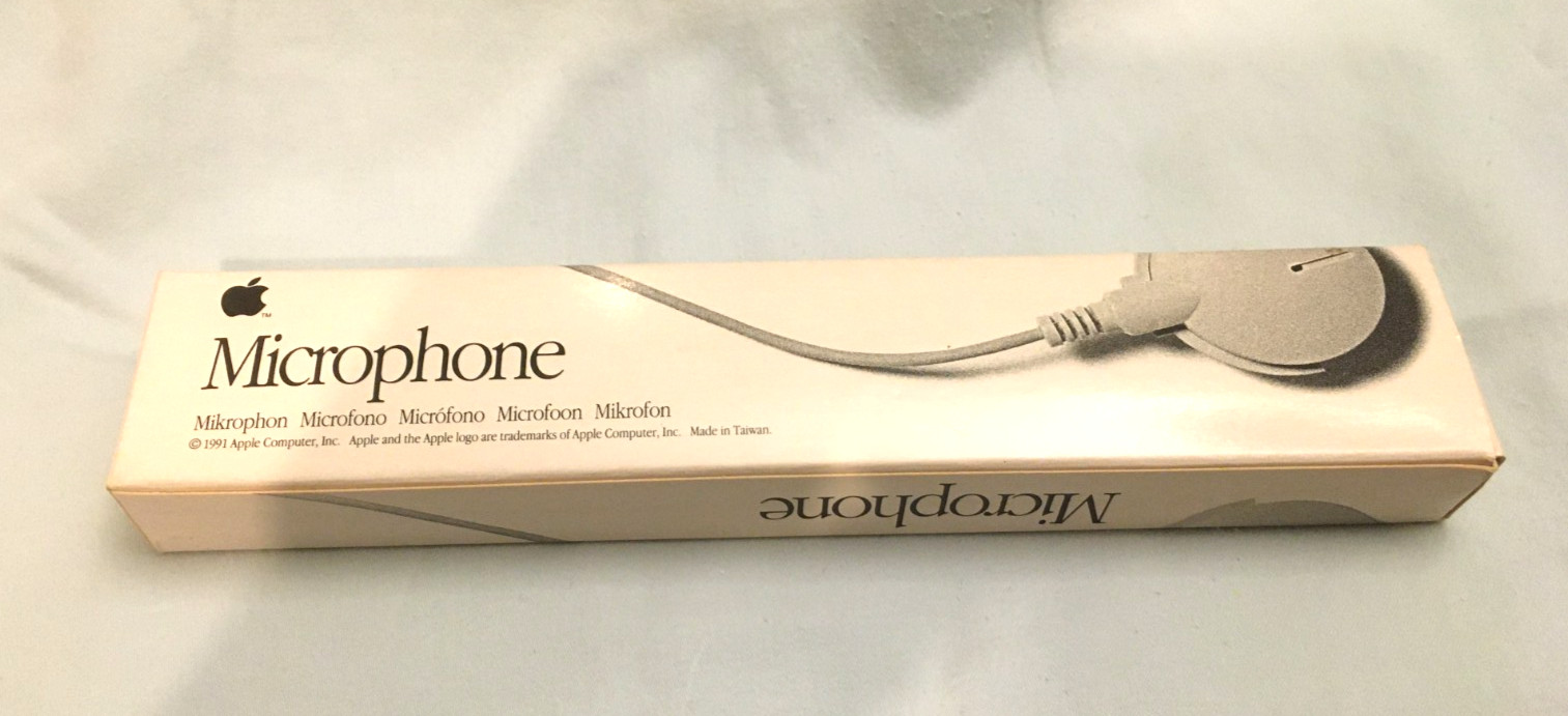 VINTAGE 1991 APPLE MICROPHONE 699-51D3-A V2-1(20)