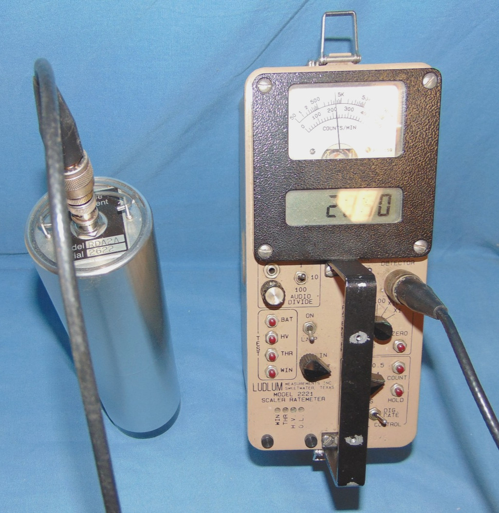 Eberline RDA-2A Gamma Scintillation Radiation Detector