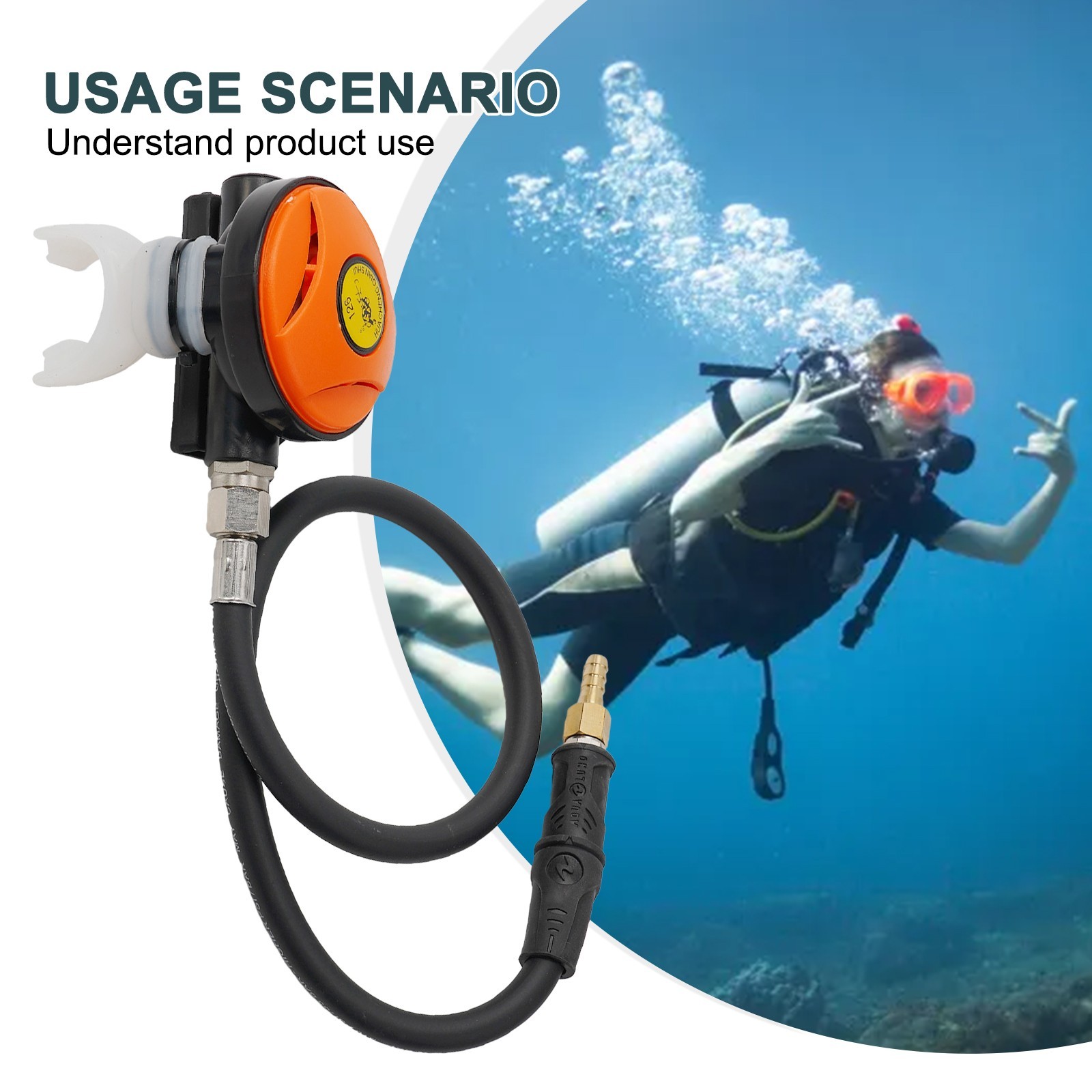 Scuba Diving Dive Regulator Dive Diving Explorer Hose Octopus-Accessories New