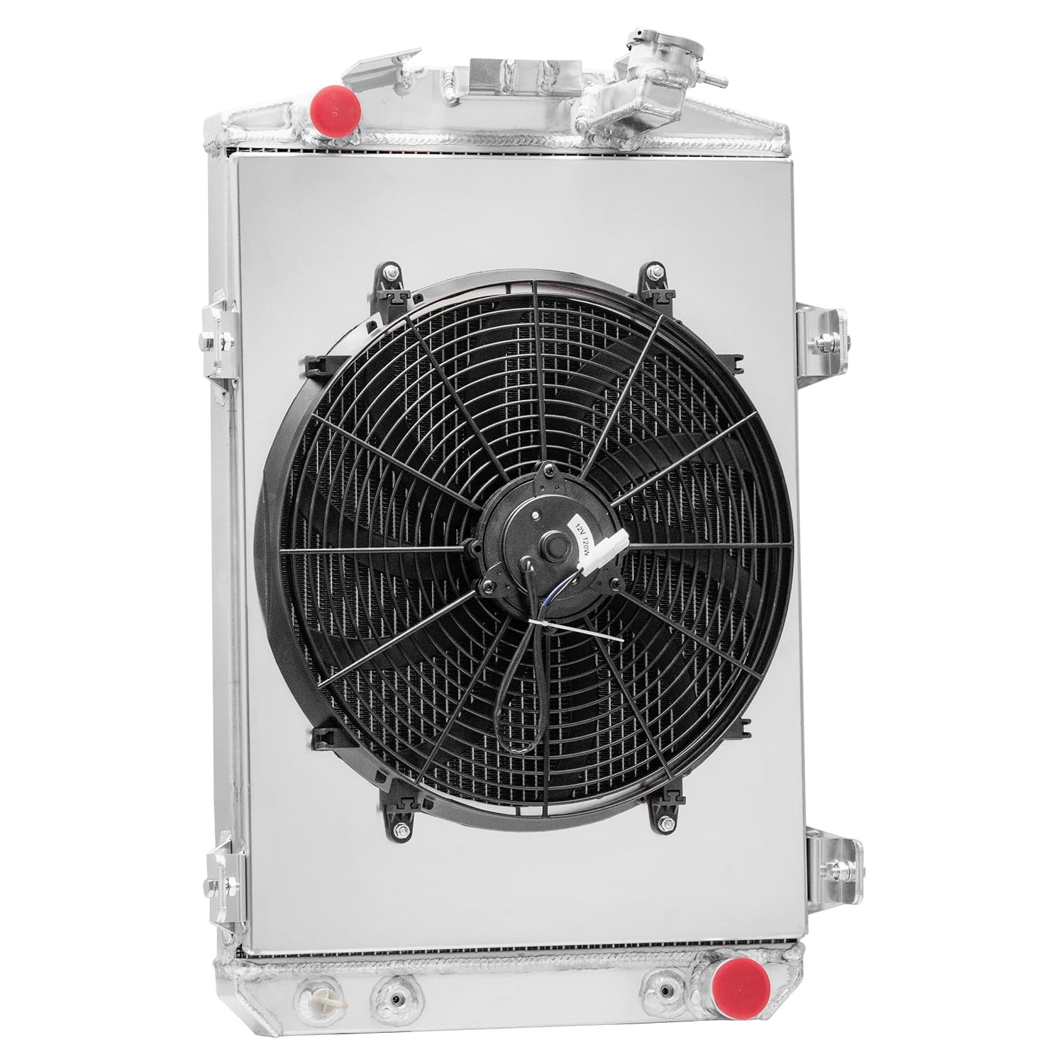 3-Row Aluminum Radiator Shroud Fan For 1930 Chevrolet Chevy 3.2L V8 Conversion