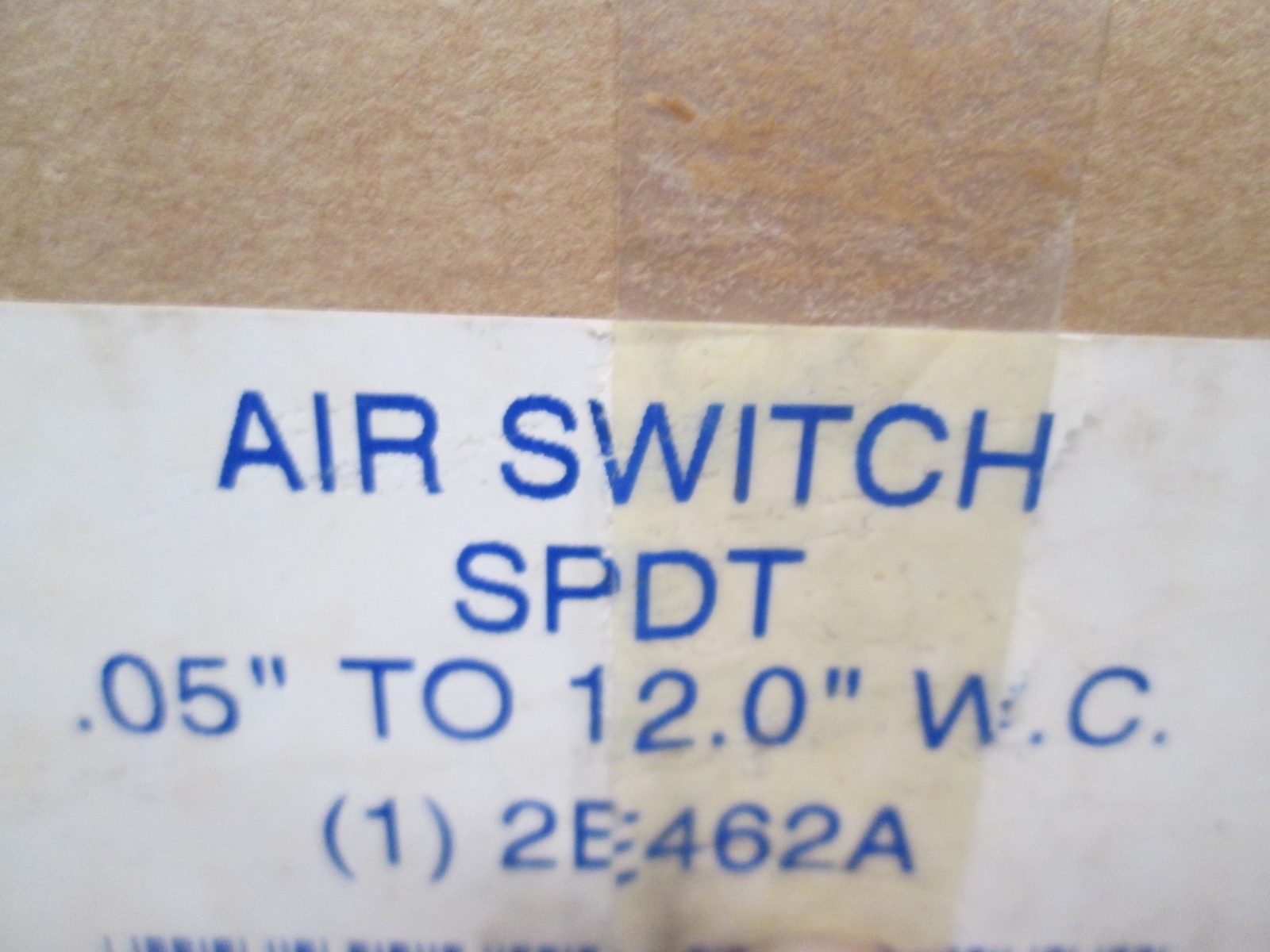 Columbus Electric, RH3A, Air Switch Pressure Control, New