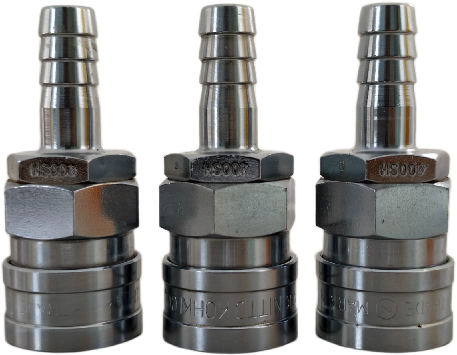Nitto Kahki SI-400SH 313140300 Inlet Hose 1/2'' SH HI Steel Coupling Pack of 3