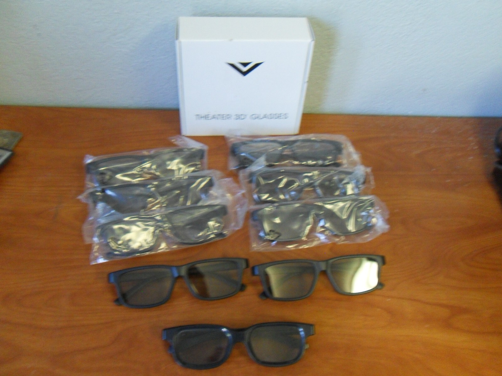 Theater 3D Glasses - Set of 4 Six New 3 Used