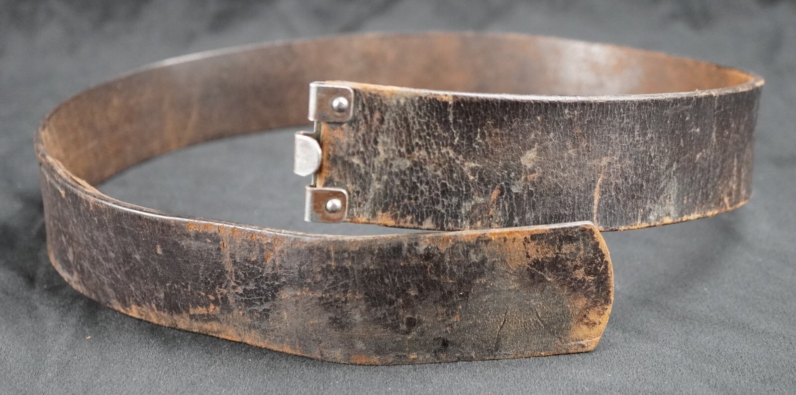 WWII German leather dress belt parade wehrmacht Officer WWI US soldier estate