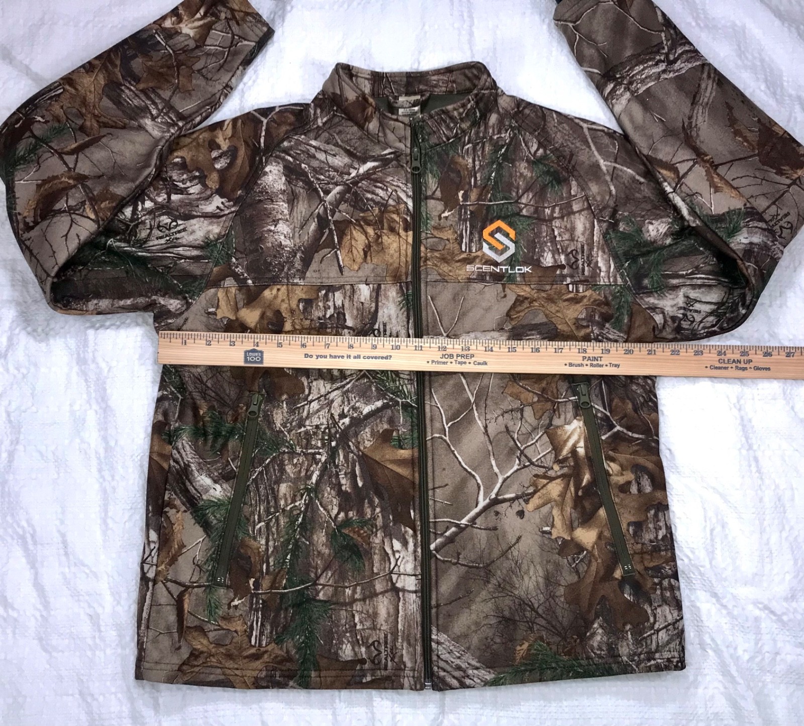 Realtree Xtra Camo Scentlok (L) Fleece Lined Mid-Weight Outdoor Jacket