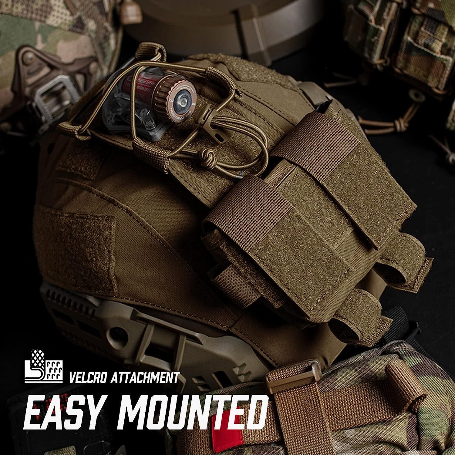 Tactical Helmet MK2 Battery Pouch Counterweight Balance Pack for Hunting Airsoft