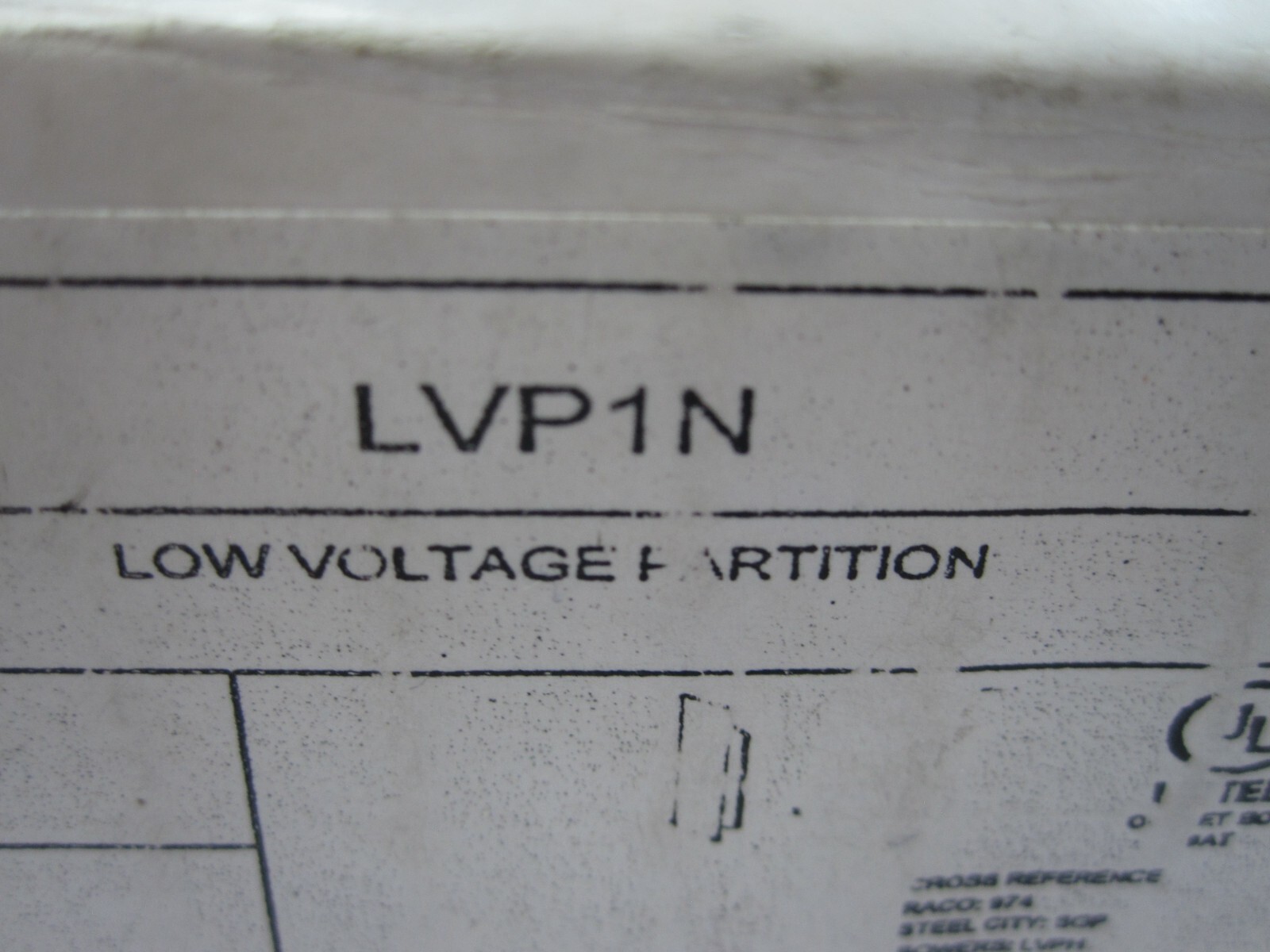 Appleton LVP1N Low Voltage Partition