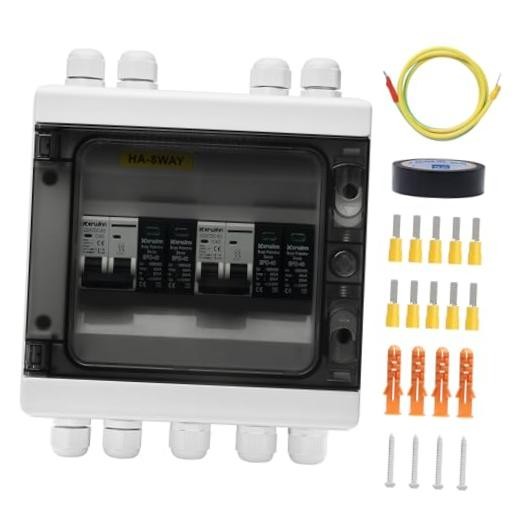 Solar Panel Disconnect Switch,40A 1000V RV Circuit Breaker HA-8-BOX-40AMP-1000V