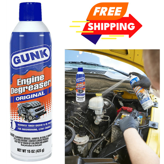 GUNK Original Engine Degreaser, Aerosol Spray, 15 oz