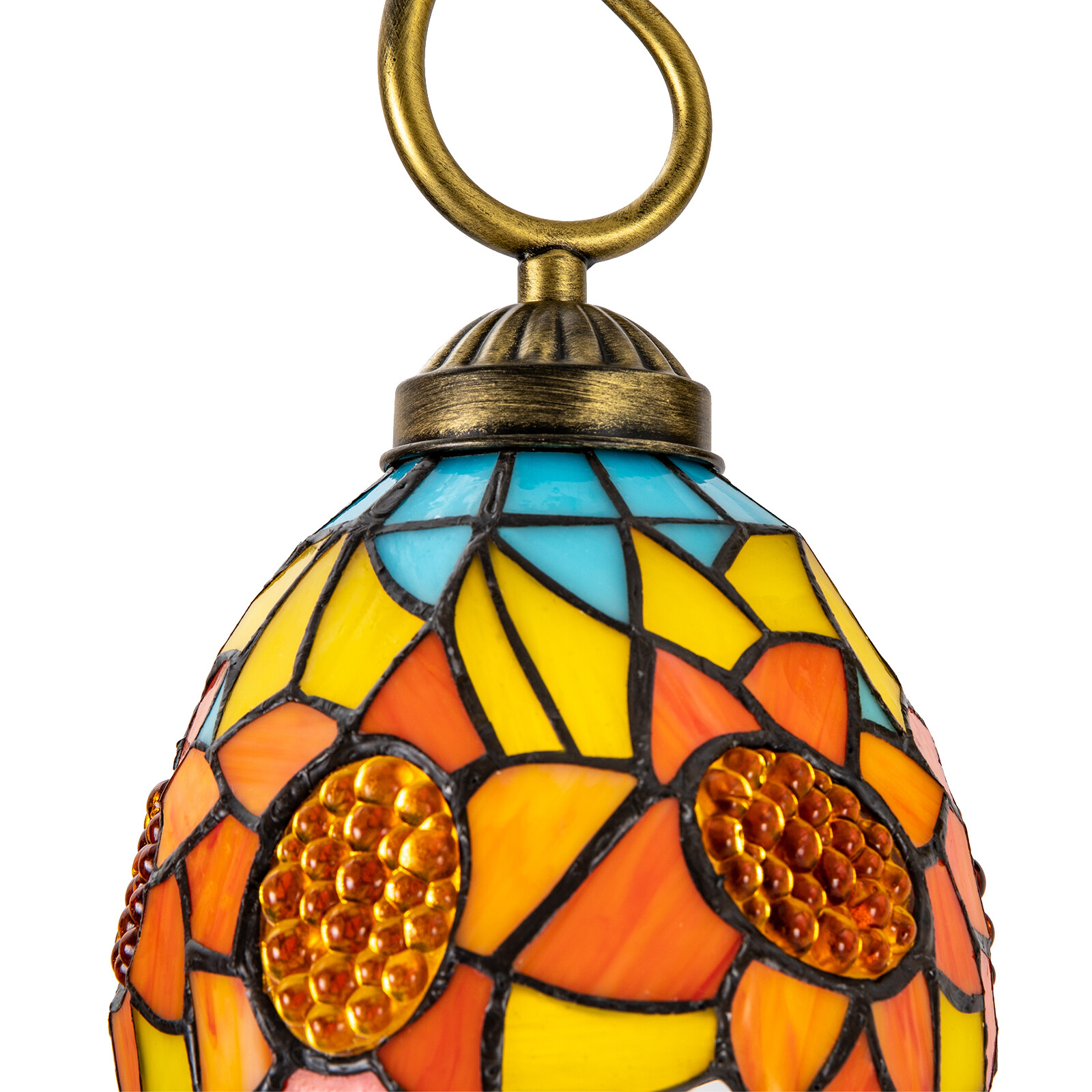 110V Wall Sconce Lamp Tiffany Vintage Stained Glass Wall Light Indoor E26
