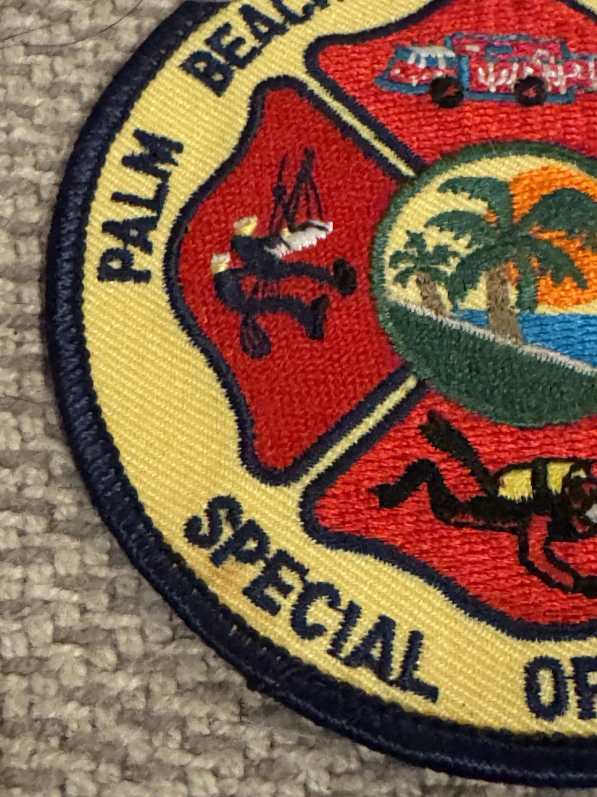 Palm Beach County Florida Fire Rescue “Special Operations” 3.5” Cloth Patch