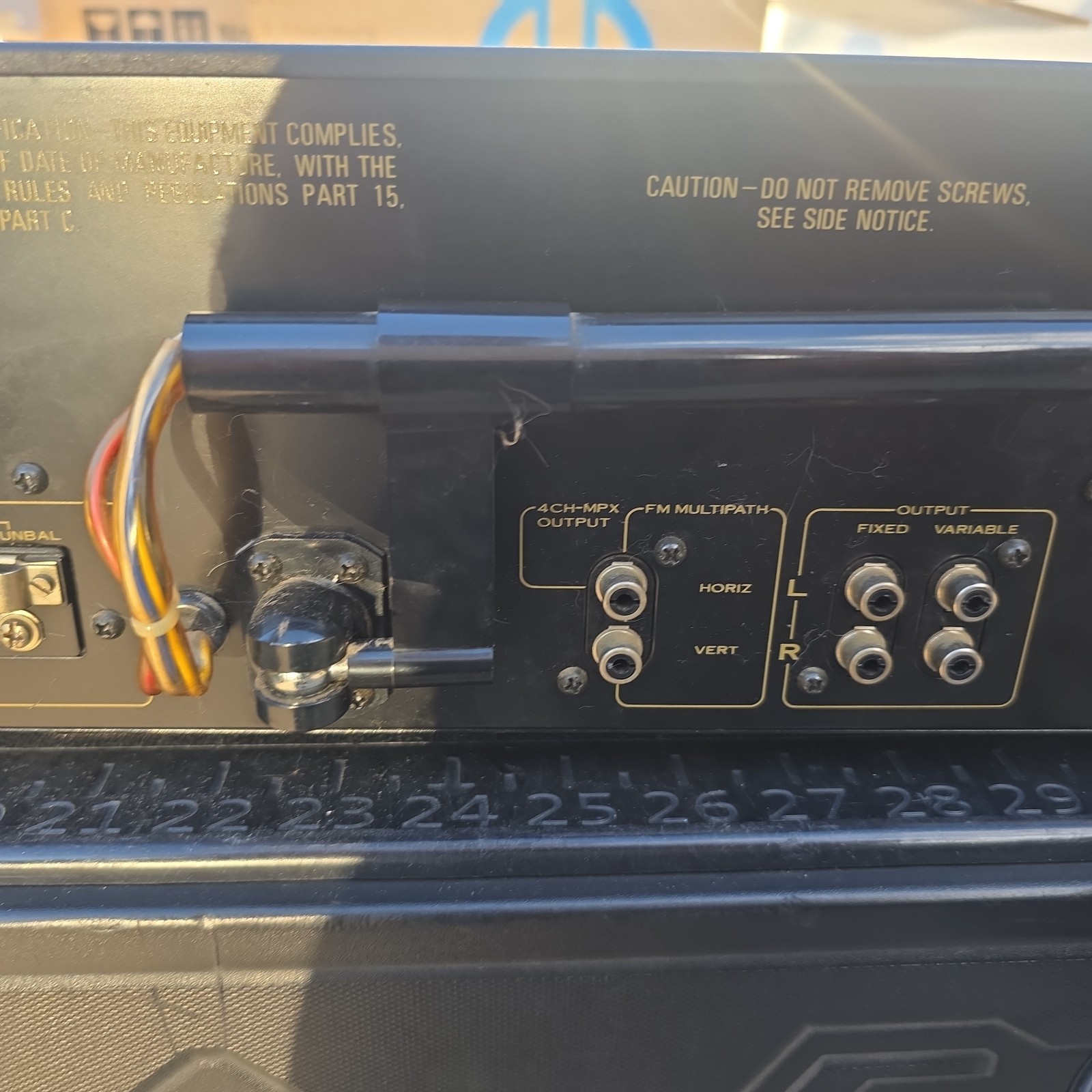 Vintage Pioneer Stereo Tuner Model TX-9500 in Original Box