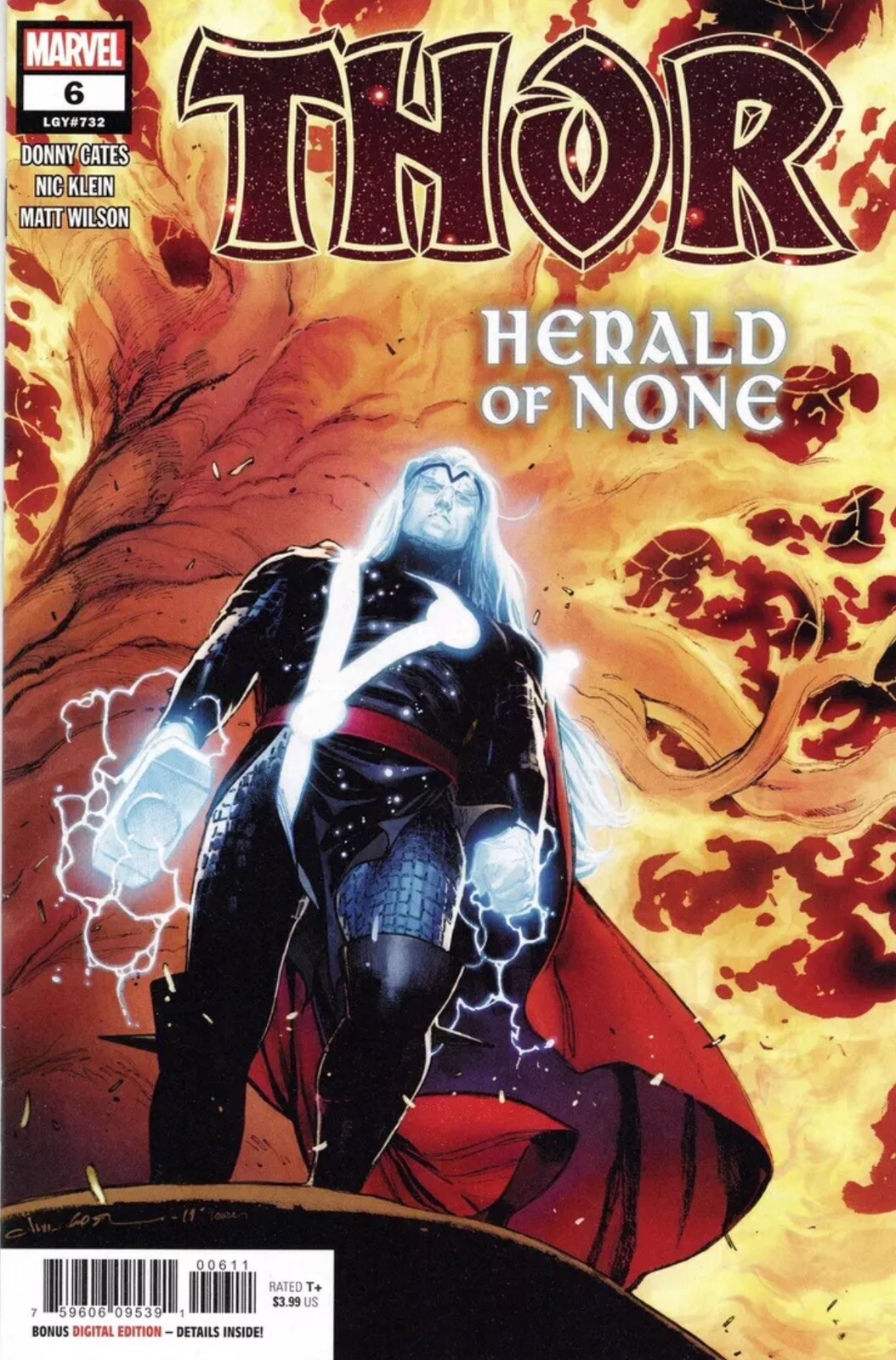 THOR #6 CVR A DONNY CATES NIC KLEIN MARVEL COMICS NM