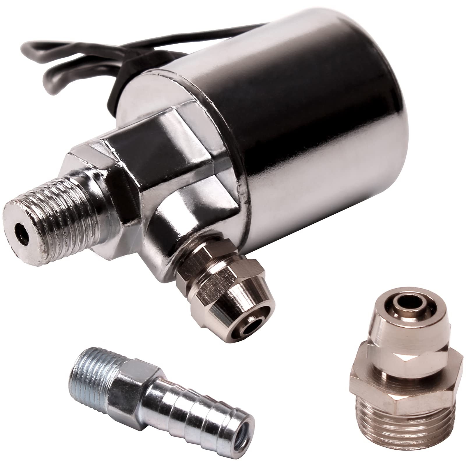 Air Horn Solenoid Valve 1/4" NPT 12V/24V universally Electric Air Valve (Sole...