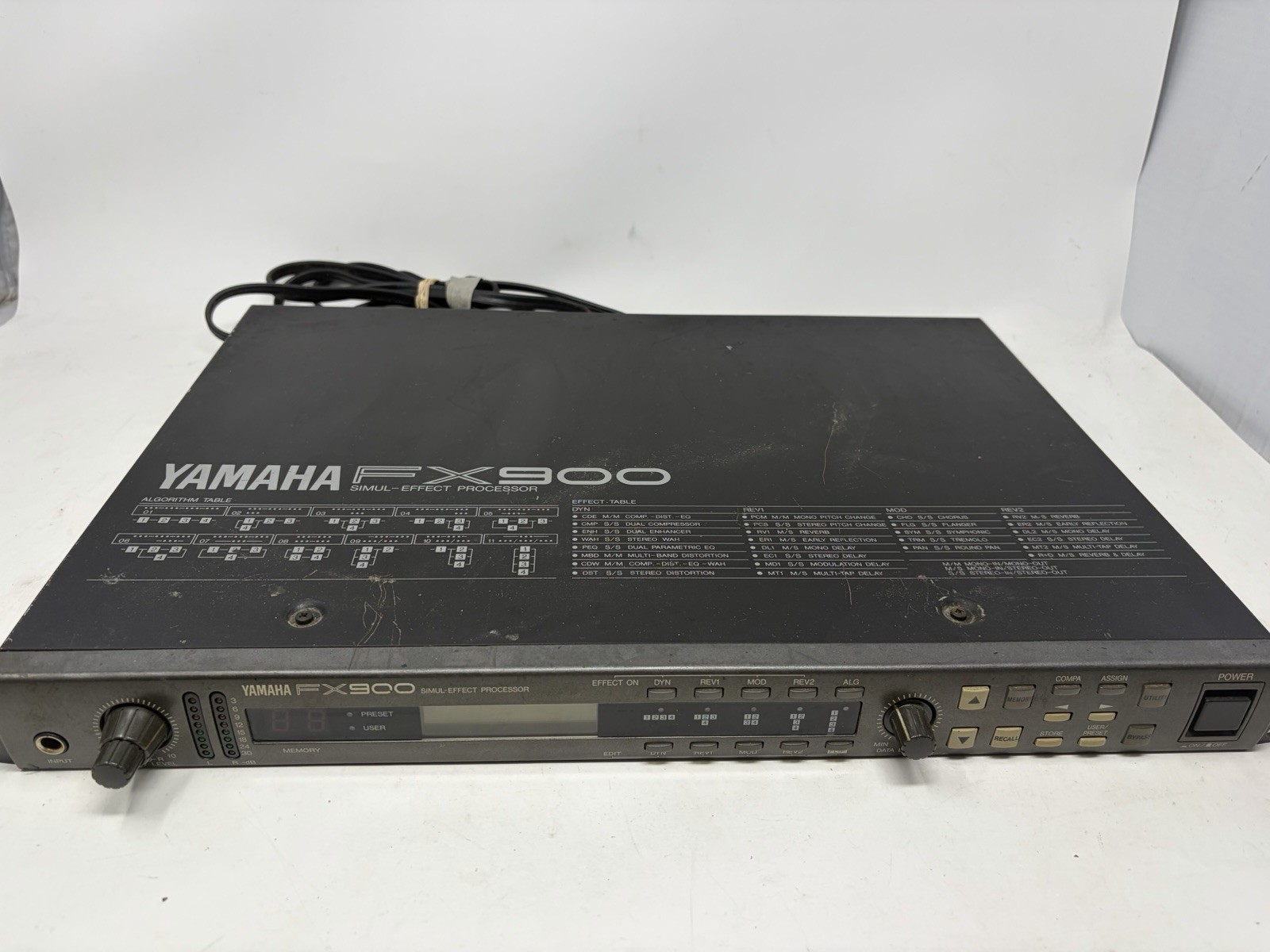 Yamaha FX900 Simul-Effect Processor Tested Working