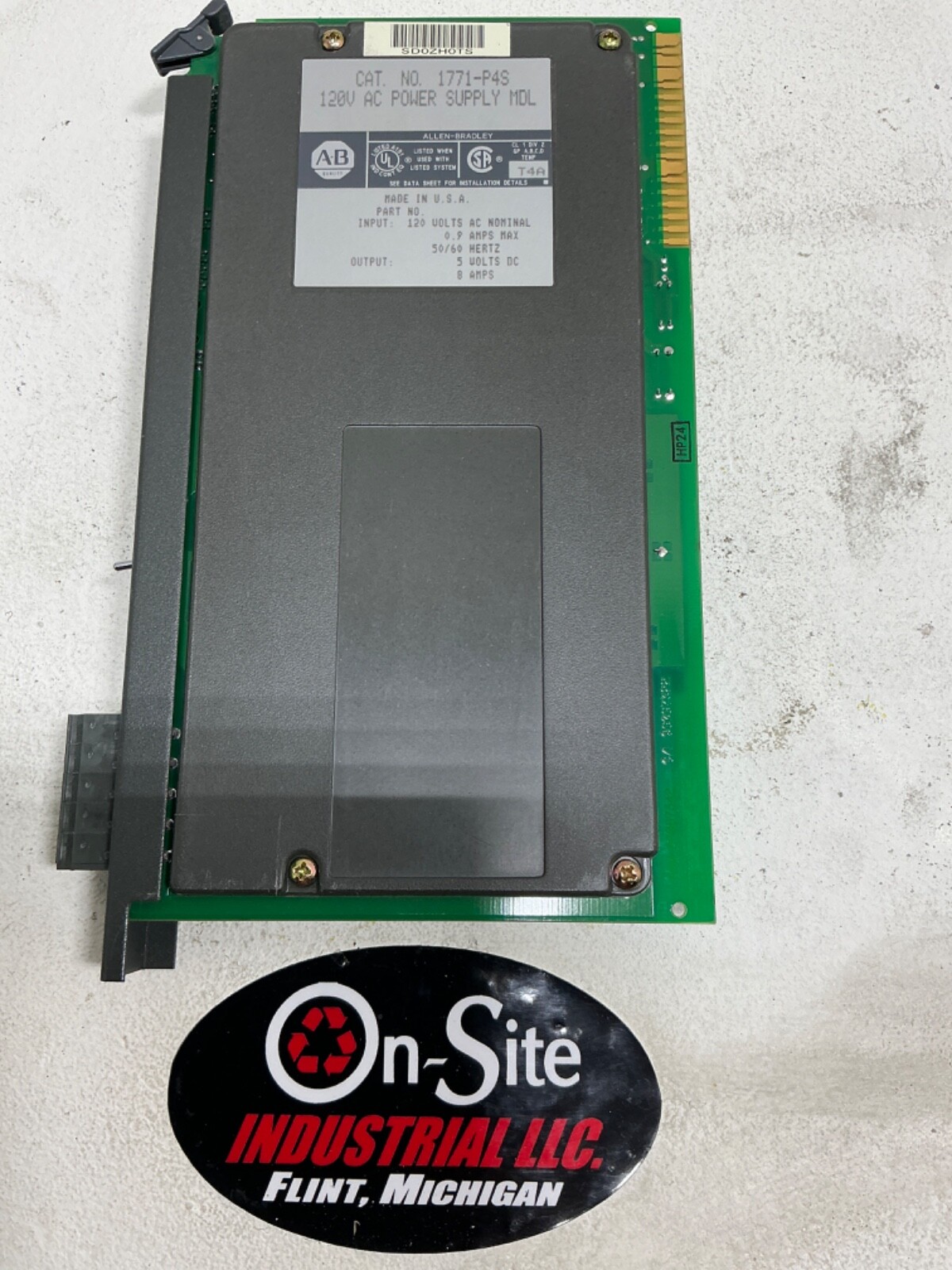 ALLEN-BRADLEY 1771-P4S 120V AC POWER SUPPLY MODULE