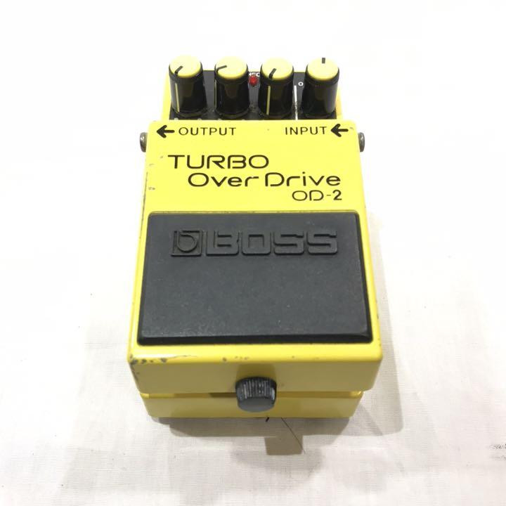 BOSS OD-2 TURBO Over Drive Guitar Effects Pedal Used JPN DHL Express or EMS