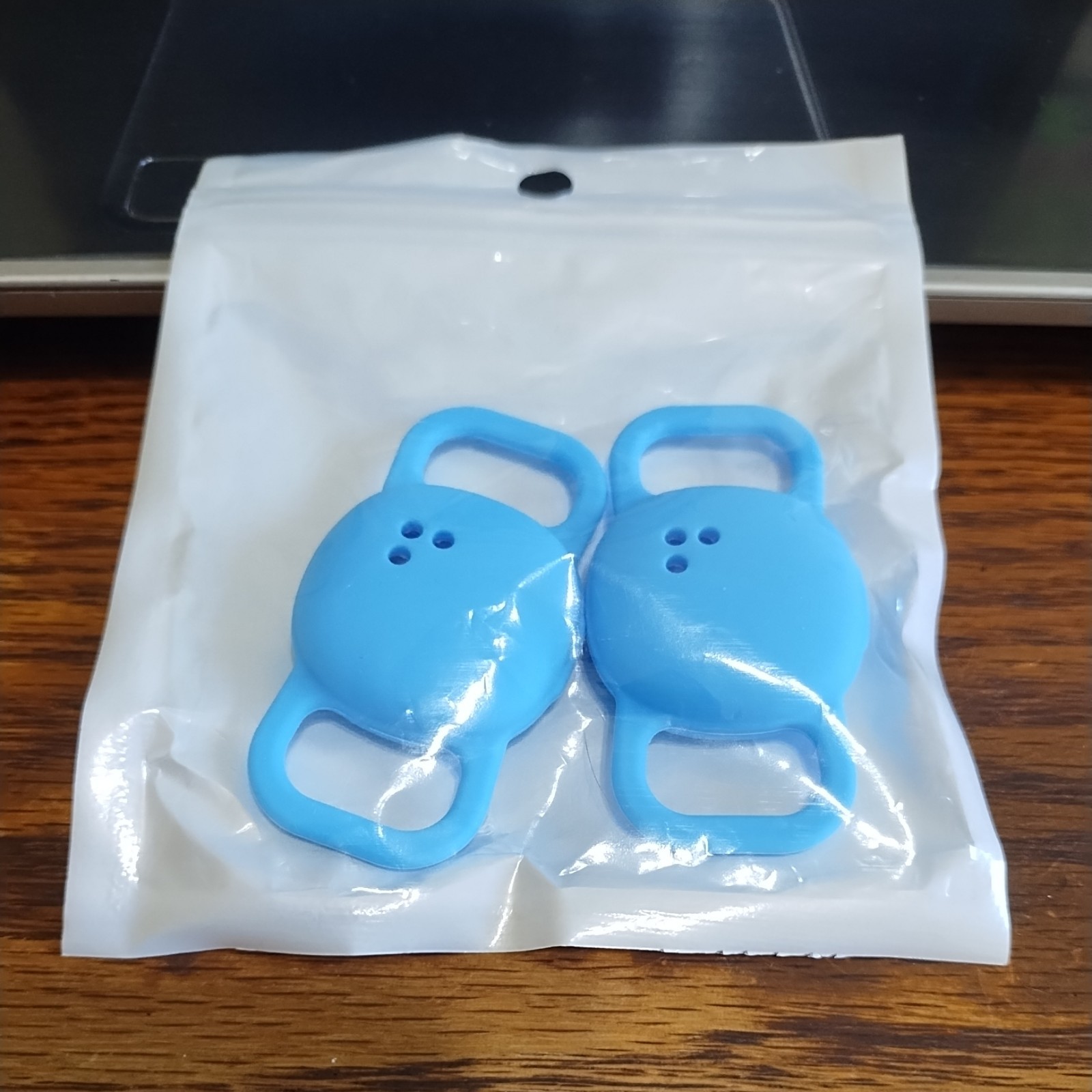 Tile Life360 Sticker (2024) Tracker Cat or Dog Collar Case, 2-Pack Silicone Blue