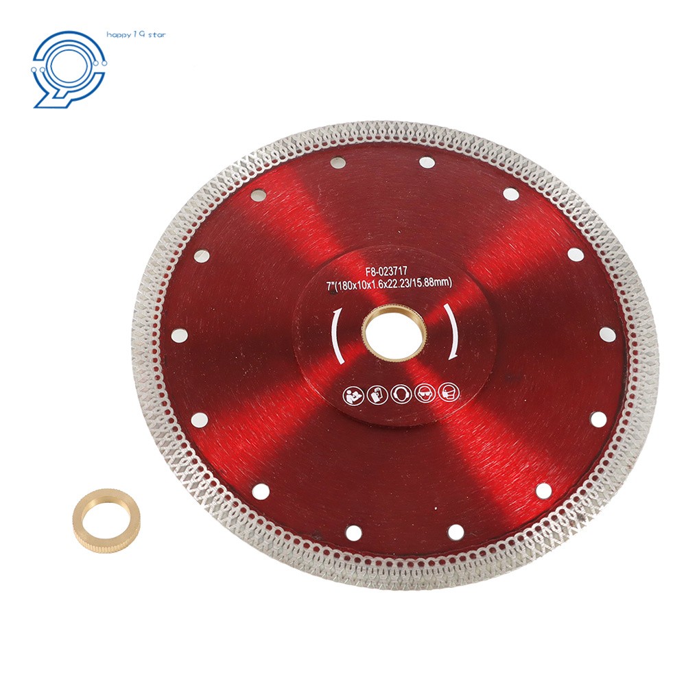 New Super Thin Diamond Porcelain Cutting Blade Tile Blade For Cutting 7" Red