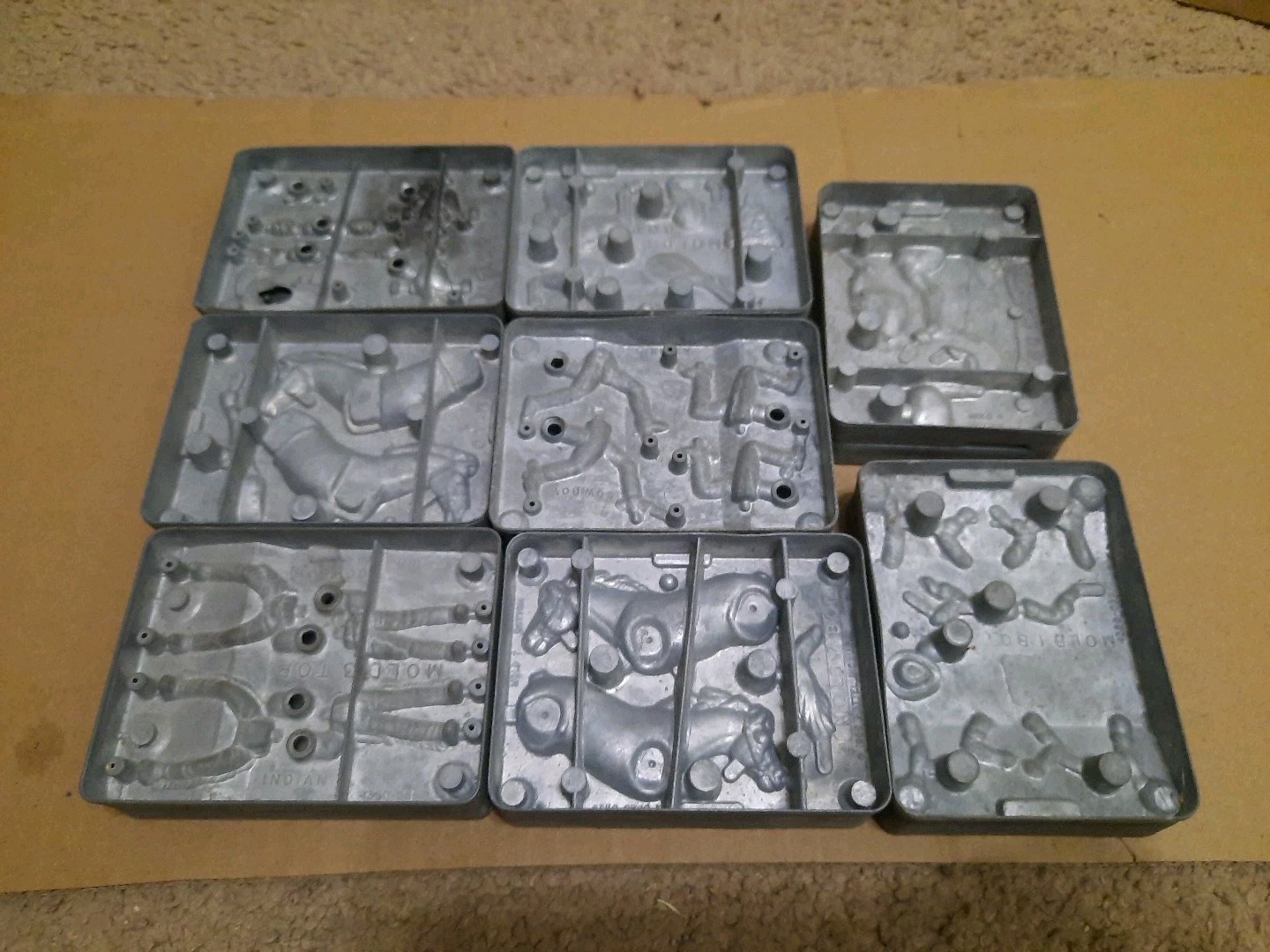 8 Complete Western World Injector Molds