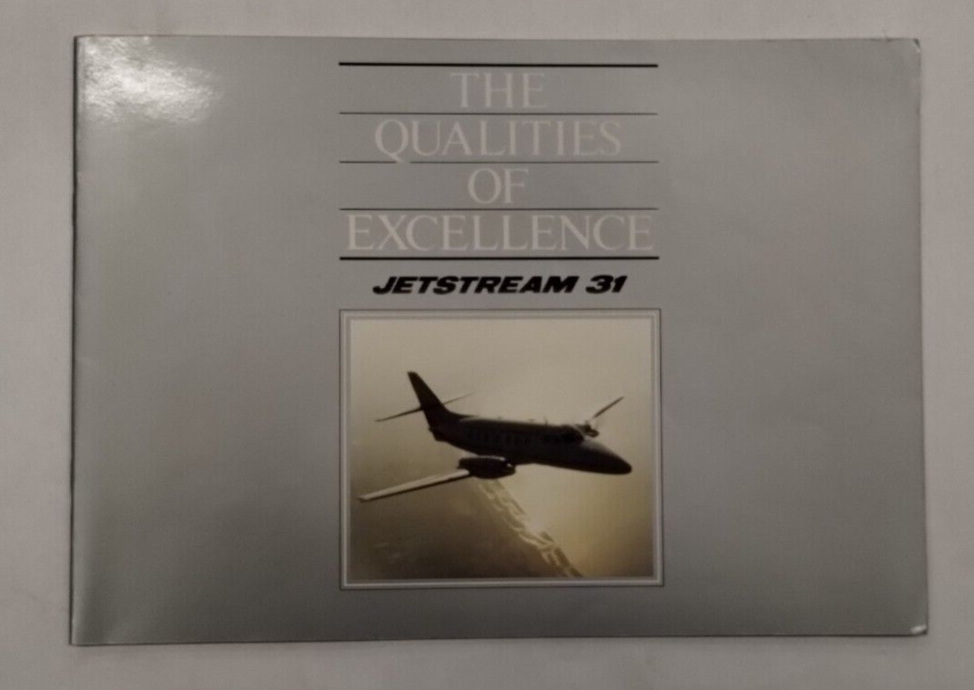 British Aerospace The Qualities of Excellence Jetstream 31 Brochure October 1985