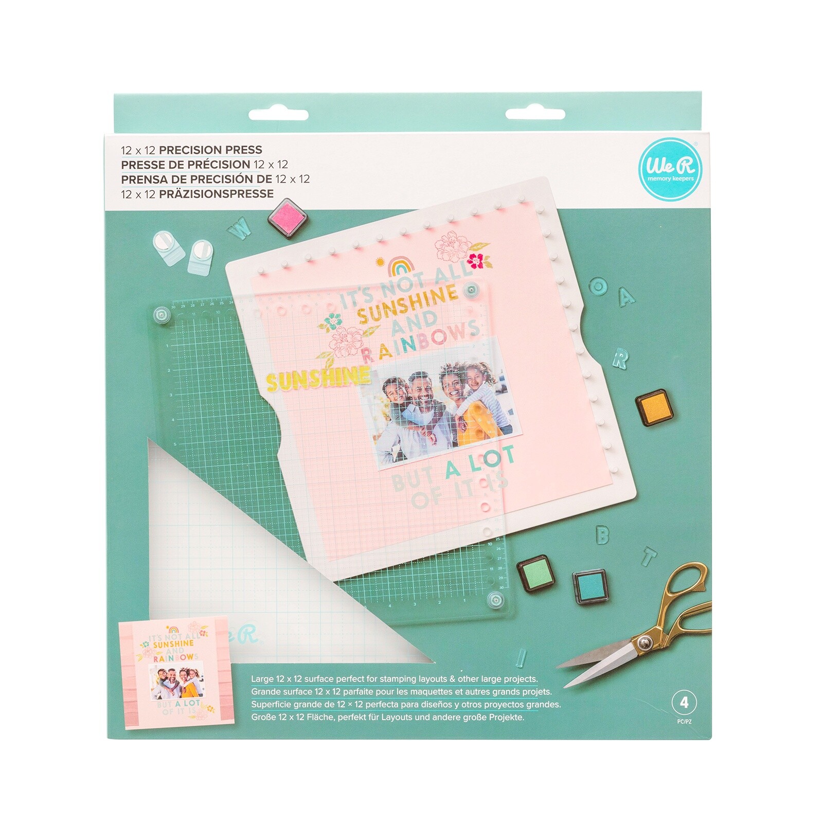 We R Memory Keepers Precision Press-4 Pieces