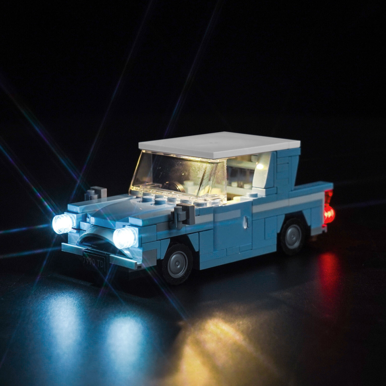 LocoLee LED Light Kit for Lego 76424 Flying Ford Anglia Creative Decor Lighting