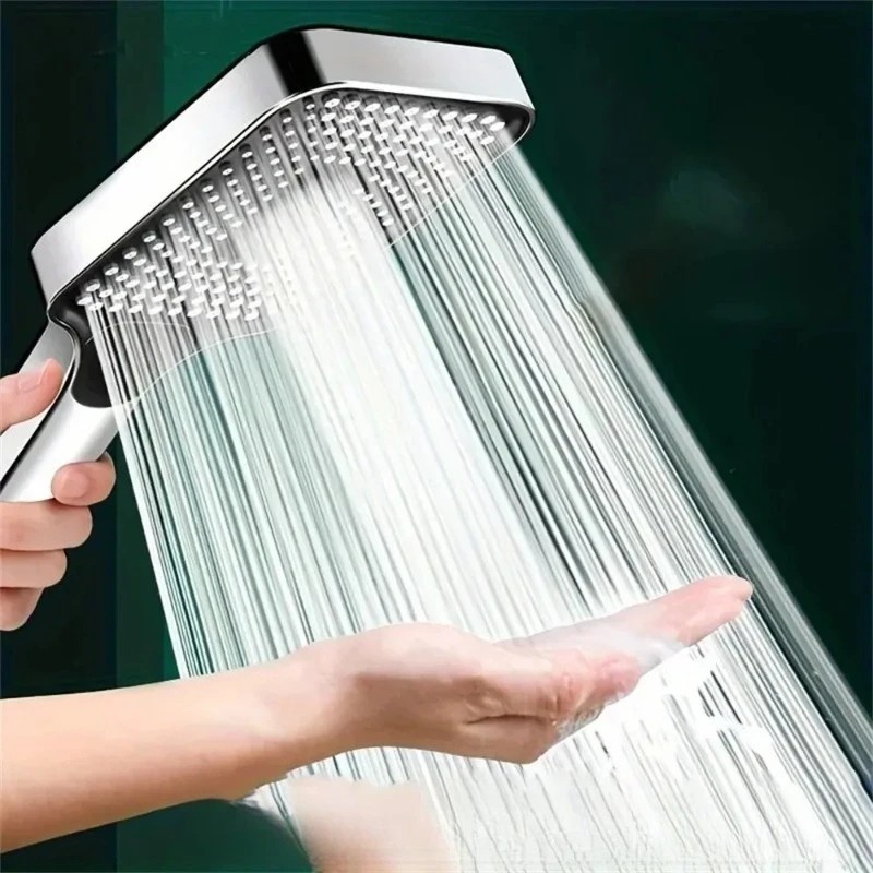 Adjustable Shower Head 3 Mode Rainfall Large Flow Showerhead High Pressure