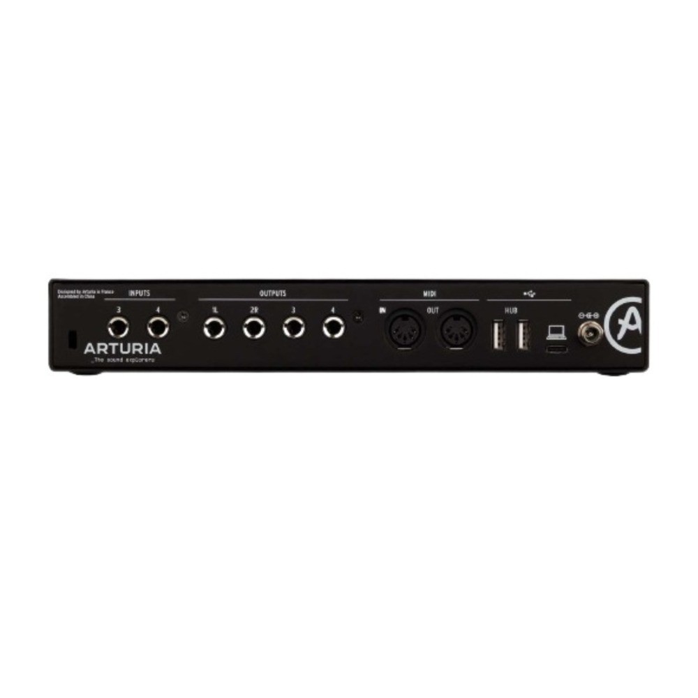 Arturia MiniFuse 4 USB Type-C 4 x 4 Audio Interface Black for Home Studio