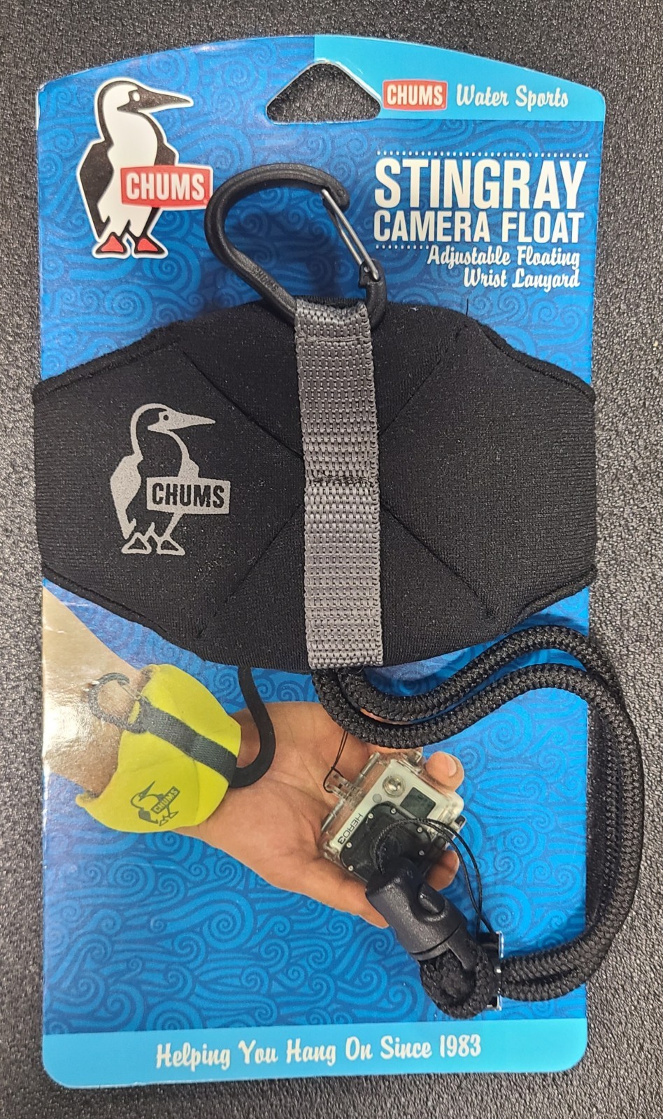 Chums Water Sport Stingray Camera Float Adjustable Floating Wrist Lanyard