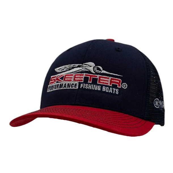 Skeeter boats CHAMPRO NAVY  RED  HAT ADJUSTABLE