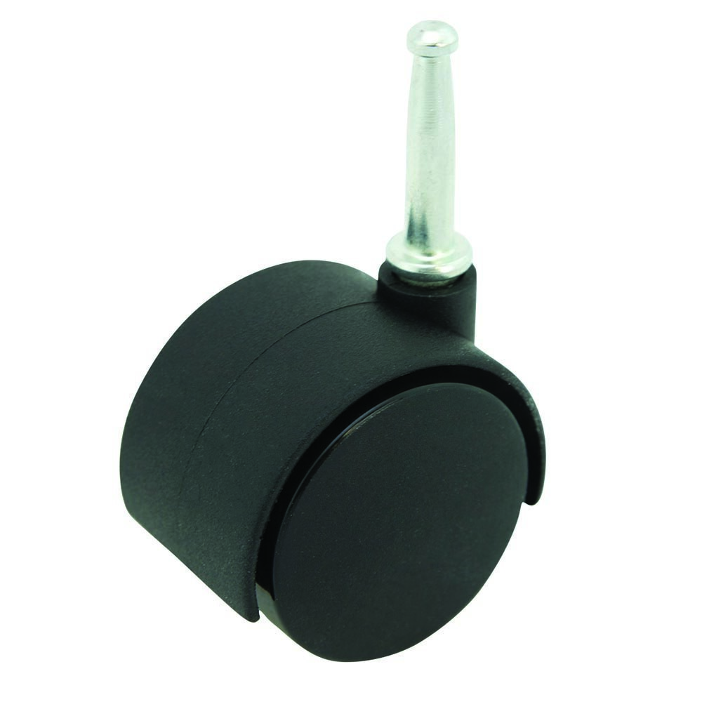 Duet Carpet Casters, 5/16" Dia. x 1-1/2" Long Stem, includes plastic sockets