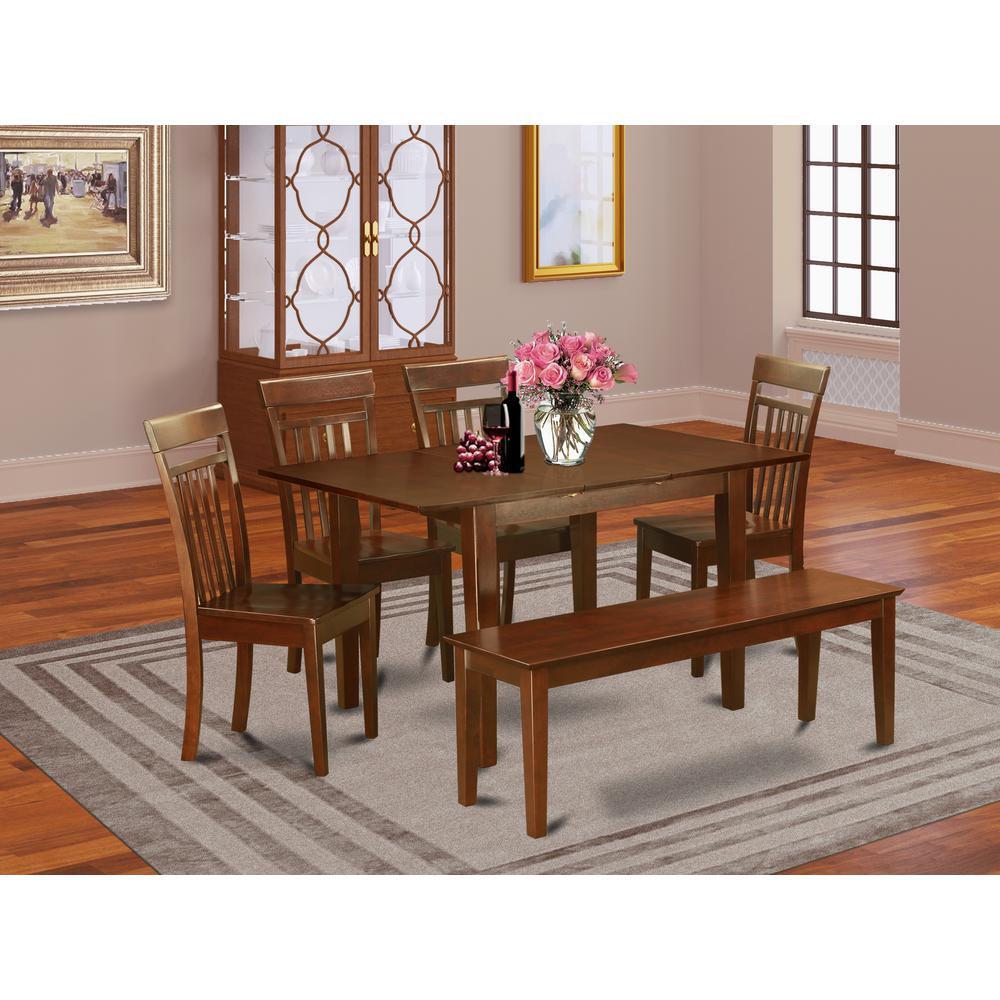 Dining Room Set Mahogany, MLCA6-MAH-W