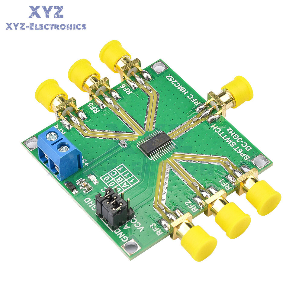 HMC252 DC-3GHz Non-Reflective RF Switch Module Module Single-Pole 6 Throw Switch