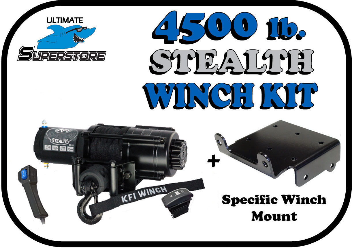 KFI 4500 lb. STEALTH Winch Mount Kit '09-'13 HONDA 700 MUV Big Red / 700