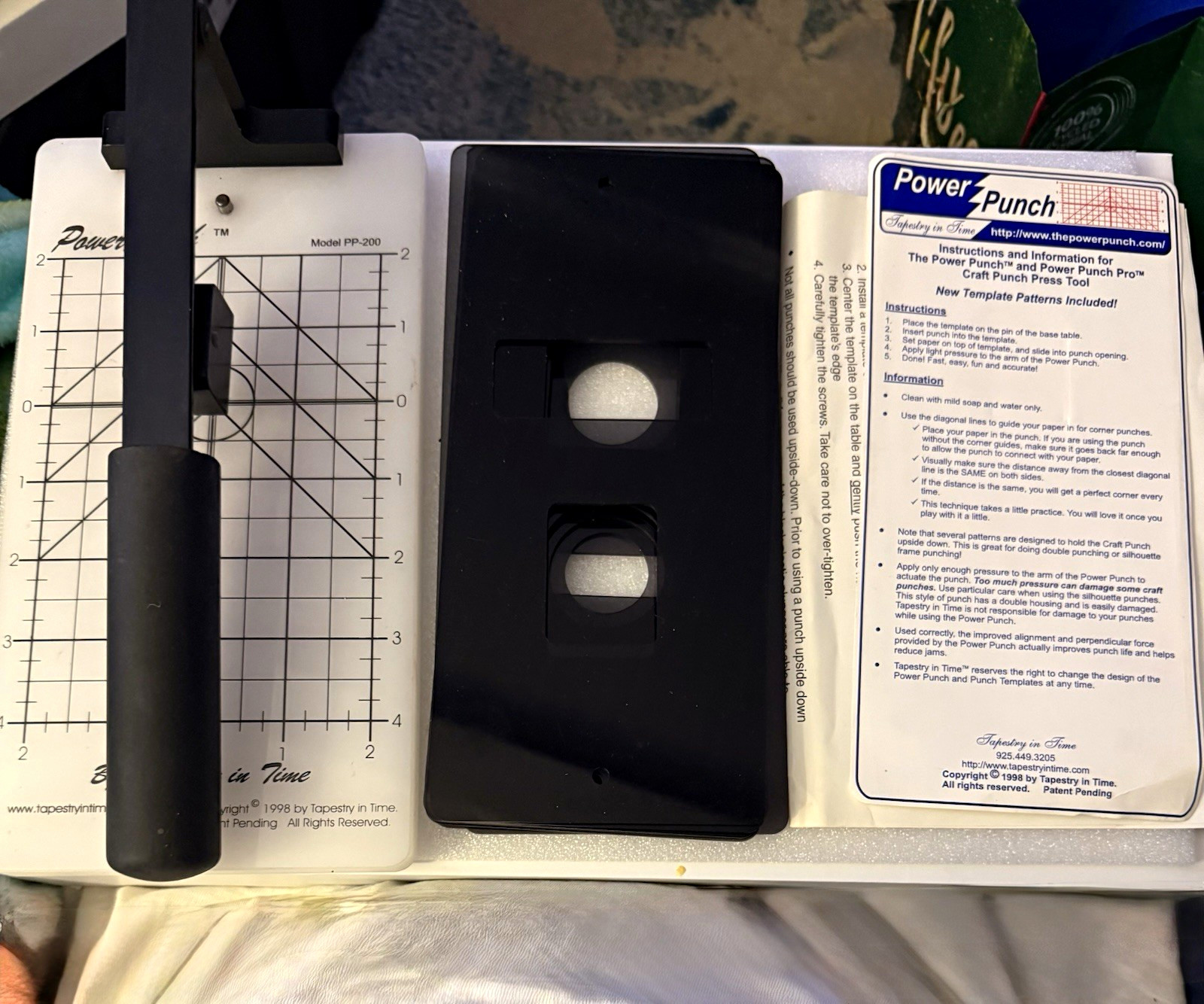 Power Punch PP-200 Paper Punch Scrapbooking Tool, Tools Theme, 3" or More