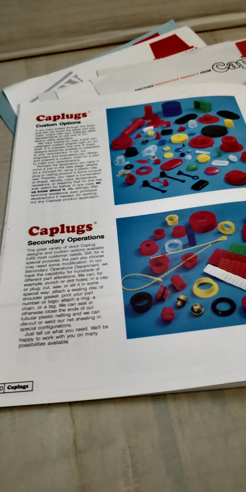 1993 CAPLUGS catalog #593 caps and plugs C7