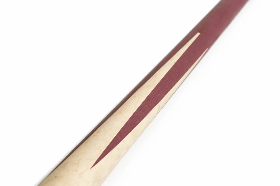 PurpleHeart & Birdseye Maple 4-Prong Full Spliced Butt Blank