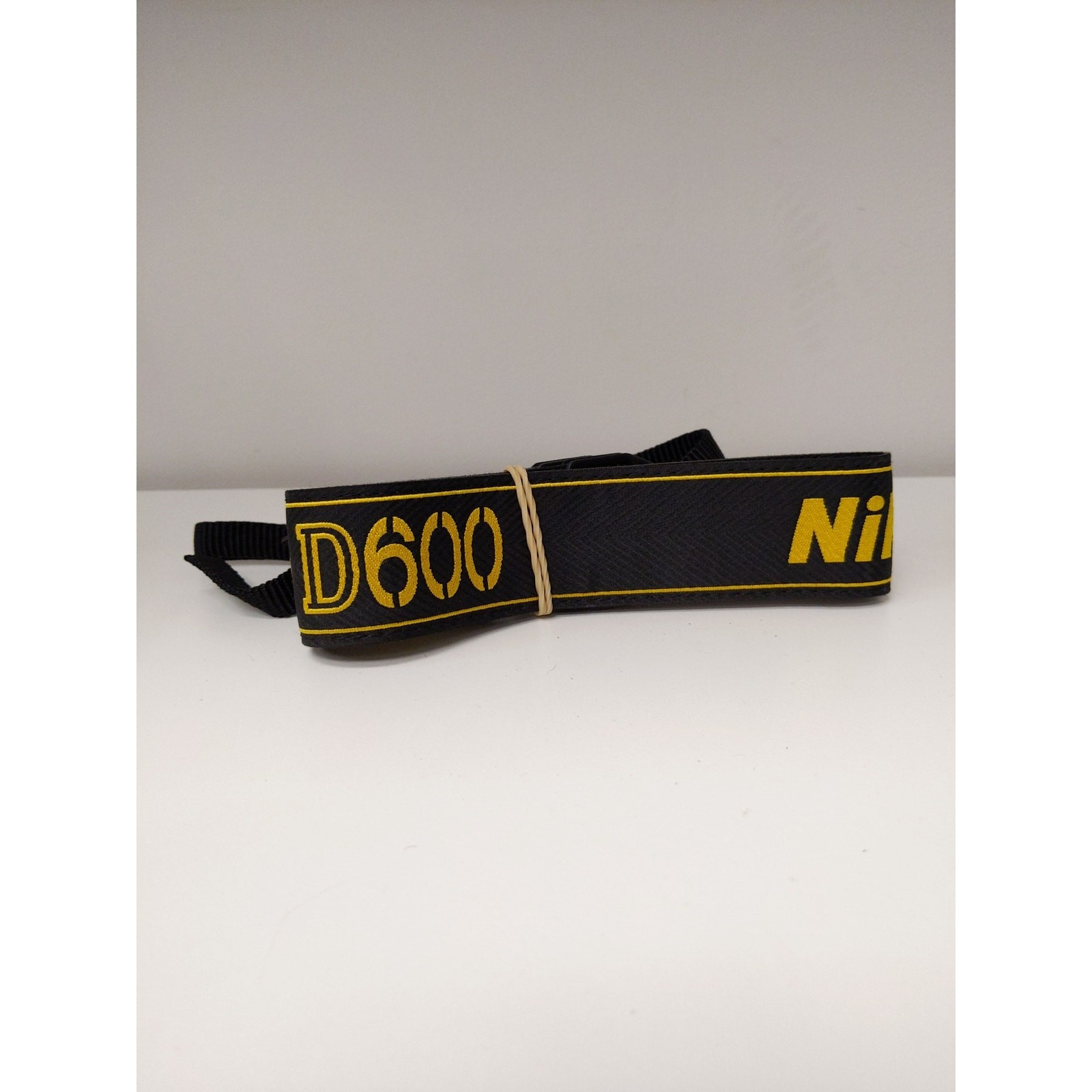 Nikon D600 Camera Strap (Black/Yellow) #0202