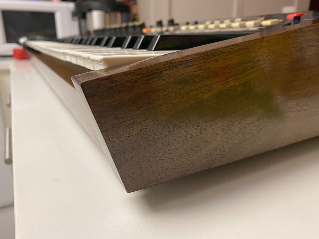 Korg PolySix Synthesizer Replacement Solid Walnut Chassis / Body / Case