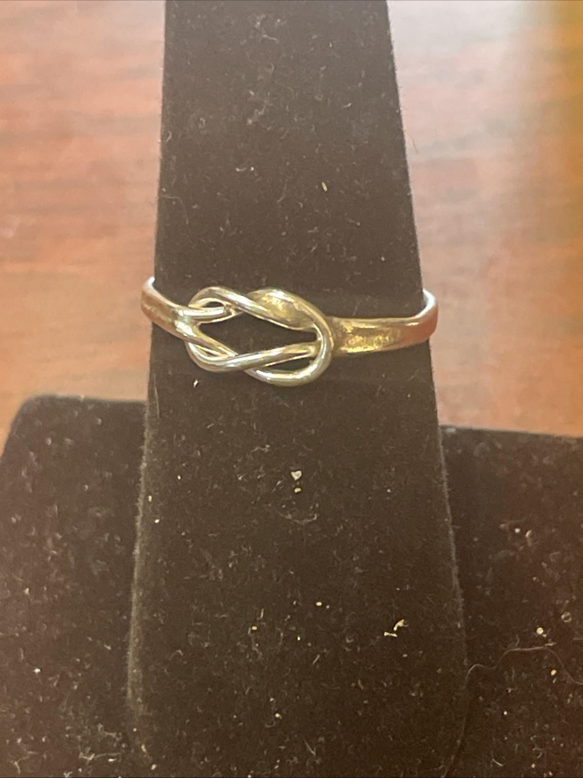 .925 Sterling Silver Hand Crafted On Cape Cod Sailors Knot Ring Size 7 1/2